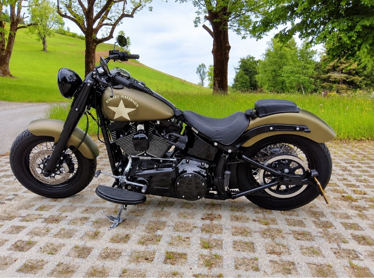 Harley-Davidson Chopper: Harley-Davidson Softail Slim S FLSS – Usato da Amriswil venduto da Mr.M.S