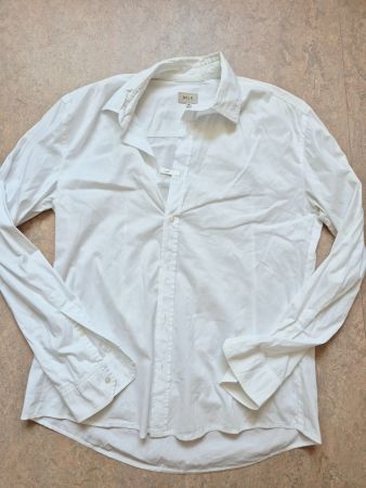 NILE HEMD OFFWHITE M 38 HERRENMODE,  TOP ZU JACKET JEANS