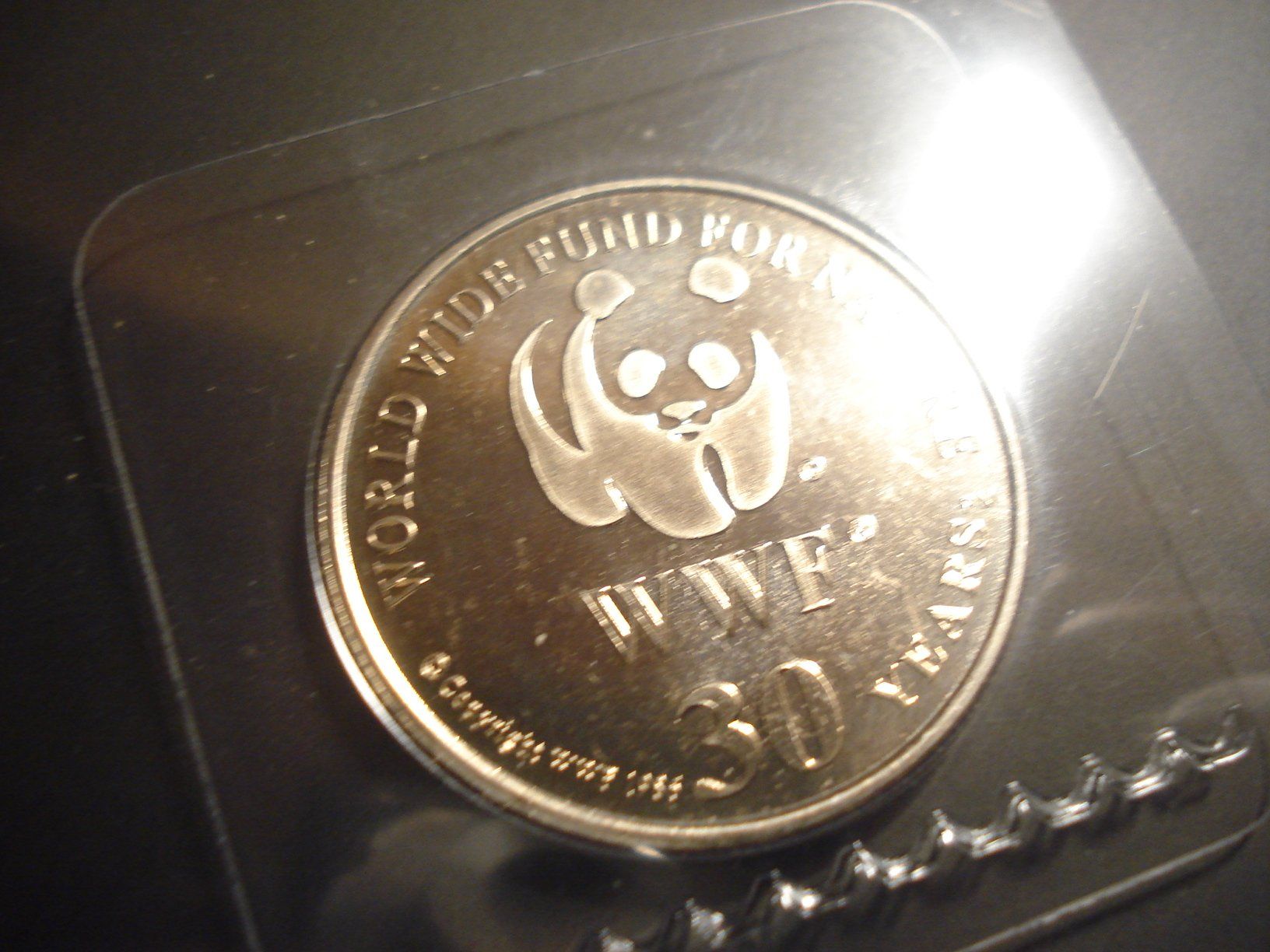 Medaglie: Schöne Tiermedaille "Mähnenrobbe" 2011, WWF – Usato da Niederwil AG venduto da morostahu 1
