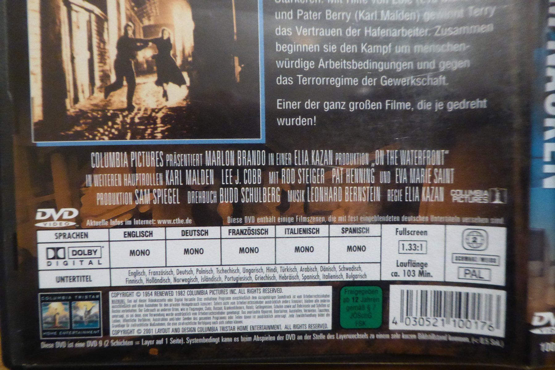 Tutti i DVDs: DVD die Faust im Nacken Marlon Brando – Usato da Allschwil venduto da Summelsarium 2