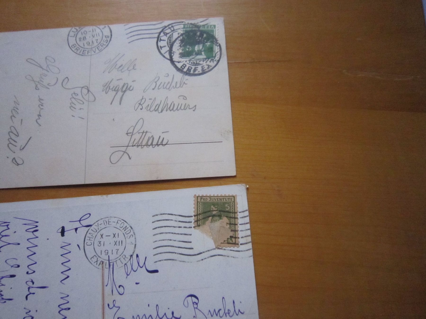 Ansichtskarten: No 14 Postkarten Liebespaar 1917 – Gebraucht aus Gordola von Polentaefung 6