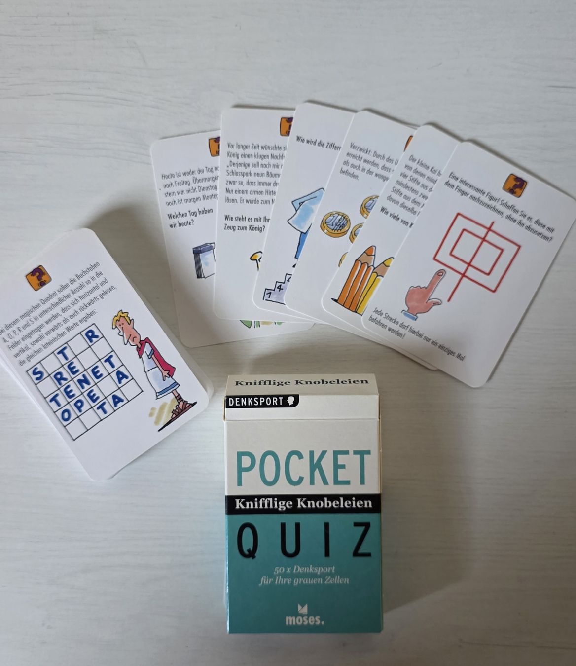Giochi: Pocket Quiz - knifflige Knobeleien – Nuovo (secondo la descrizione) da Spreitenbach venduto da nicsusi01
