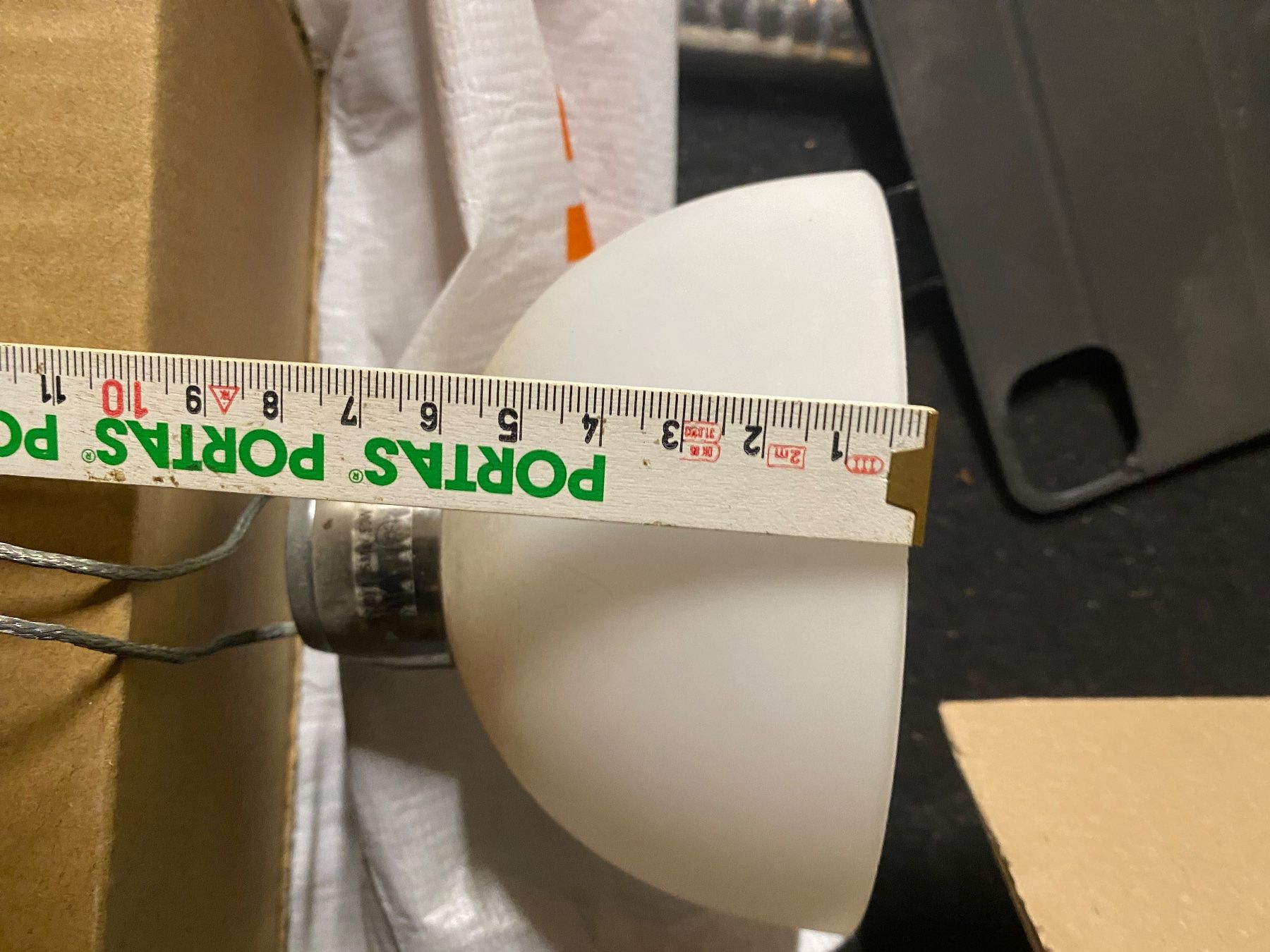 Lampadari & plafoniere: wunderschöne zierliche Deckenlampe weisses Glas – Usato da Abtwil SG venduto da steph61 2