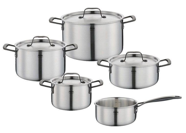 Pfannen: Spring Topf-Set 5-tlg. Gourmet schwarz – Neu und originalverpackt aus Kägiswil von nick333