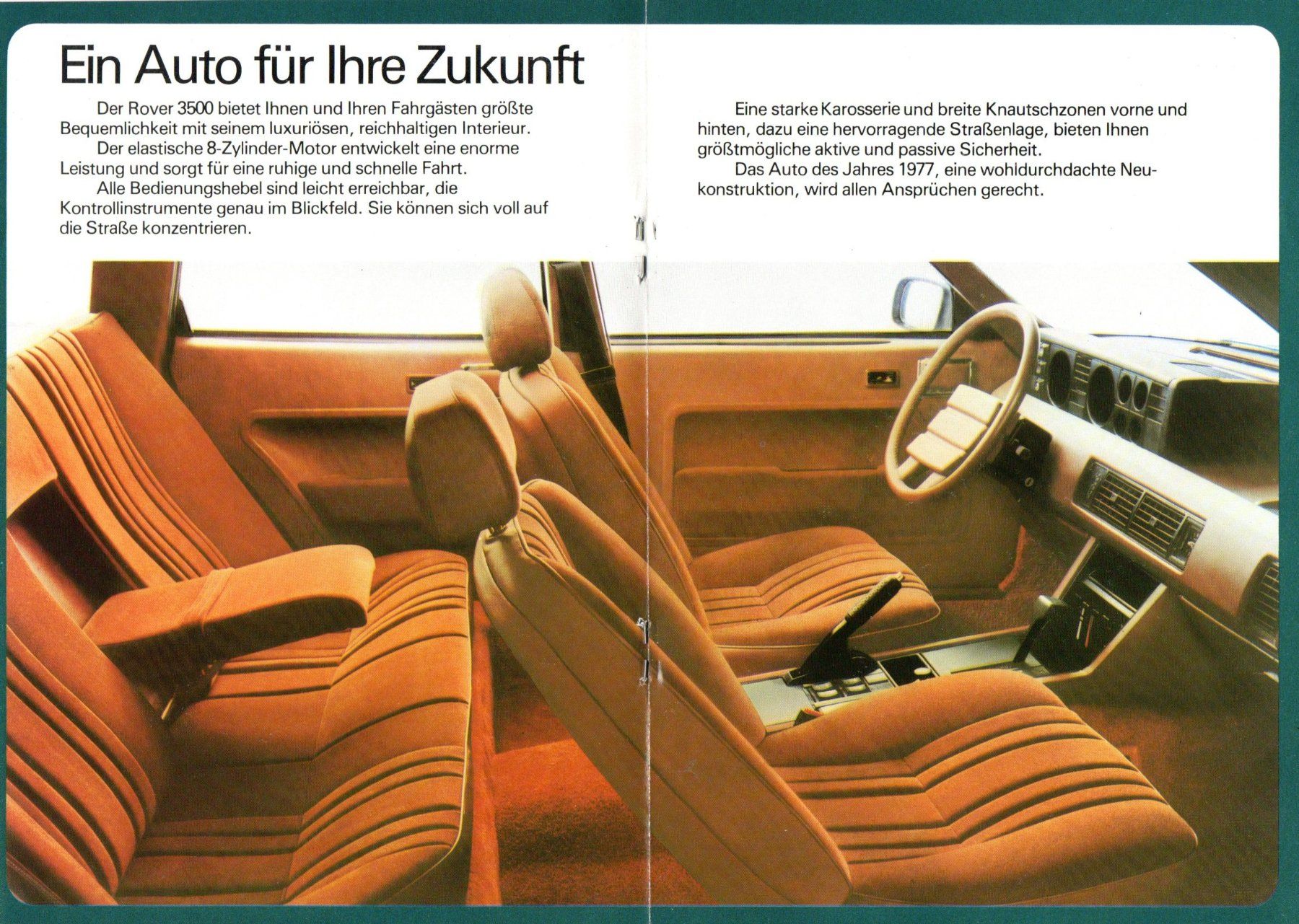 Rover Autos: Rover 3500 - Originalprospekt – Gebraucht aus Malans GR von Chueche427 2