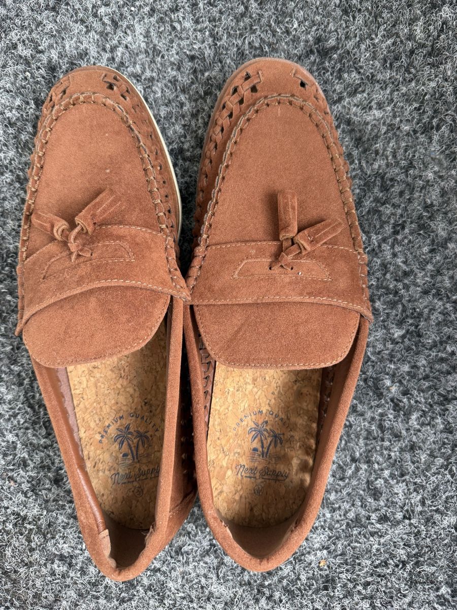 Scarpe da uomo: Herren Mokassins braun, Grösse 42 – Usato da Oberhofen Thun'see venduto da ClaudiaKelesh