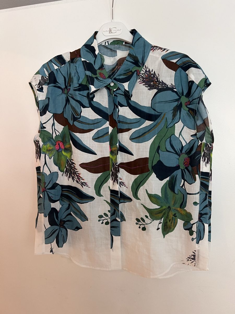 Luisa Cerano Chemisiers: Bluse Luisa Cerano, Gr. 36, Leinen  – D'occasion à Solothurn par Brini06