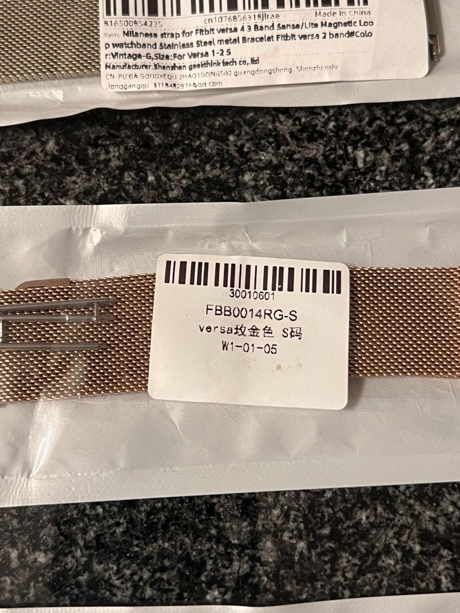 Bracciali & Braccialetti: Fitbit Armbänder Versa 2 , 22mm, Neu & ungebraucht! 3er Set – Nuovo e nell'imballaggio originale da Winterthur venduto da ChicMarkt 2