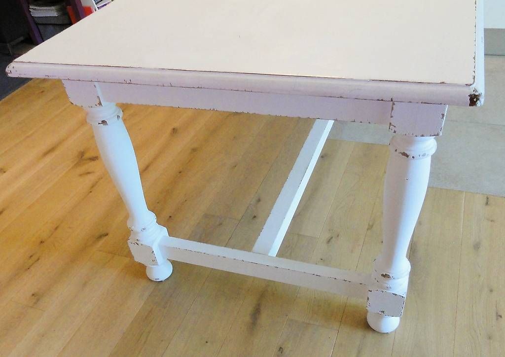 Tavoli: Table à manger en peuplier blanc vieilli – Usato da St-Livres venduto da lune_bleue 1