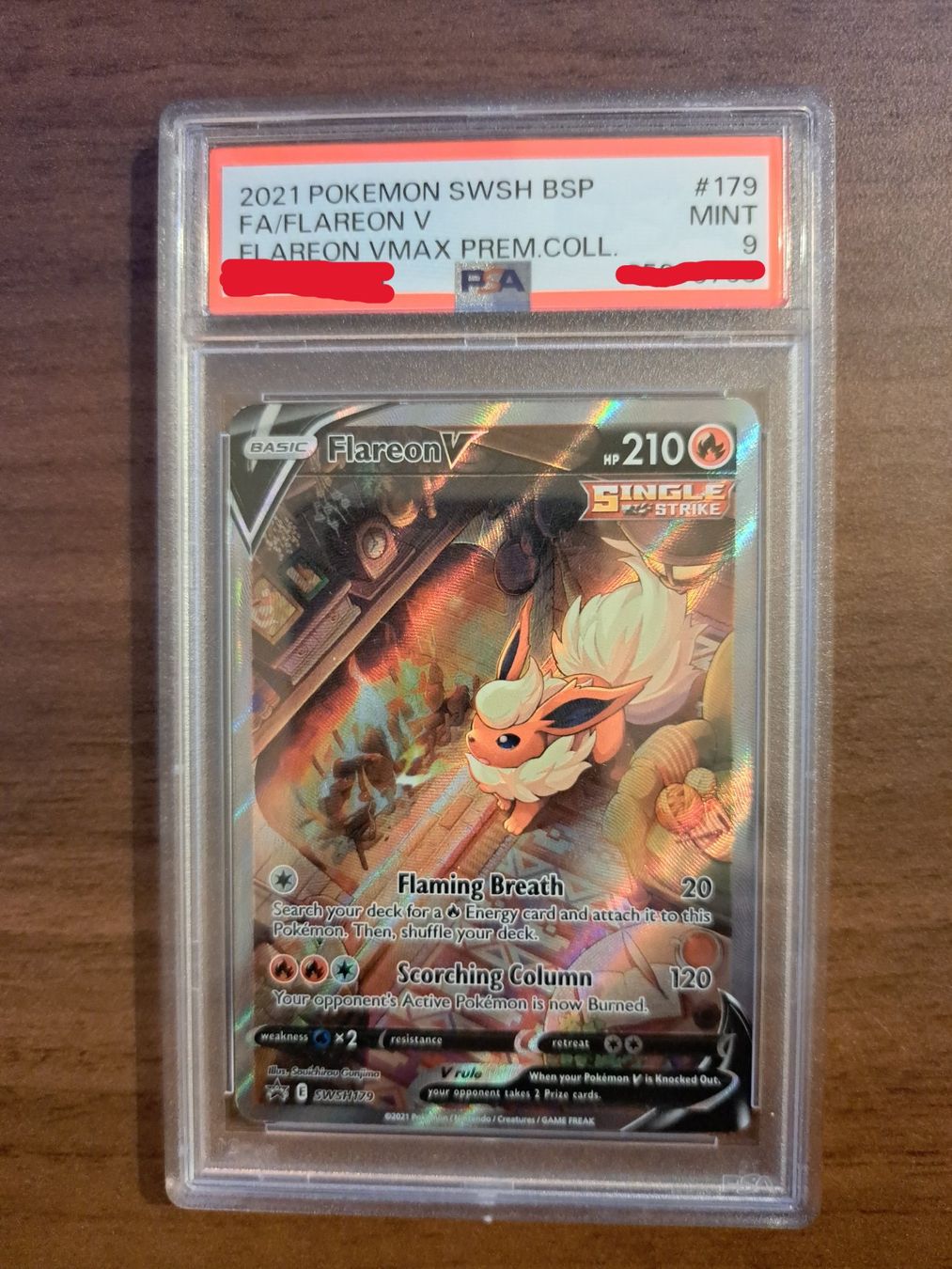Pokémon Carte collezionabili: Pokémon FA/Flamara V PSA 9 | Englisch – Nuovo (secondo la descrizione) da Frauenfeld venduto da Hangi-Mike