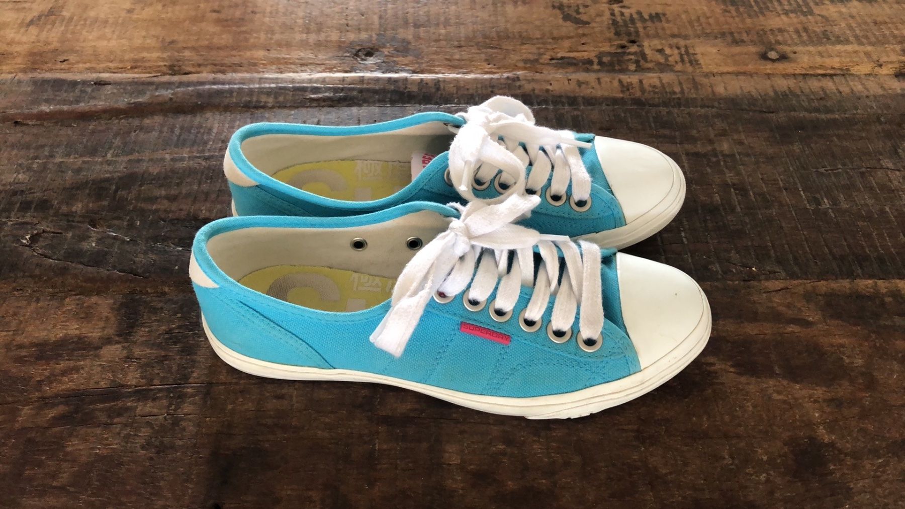 Superdry Scarpe da donna: Basquets Sneaker Superdry Turquoise 38 – Usato da Cuarnens venduto da Sandrine0110 1
