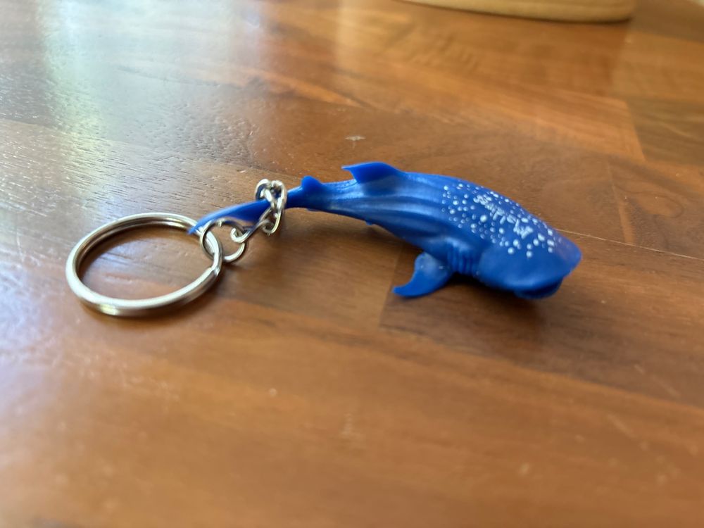 Walhai Plüsch-Schlüsselanhänger – Ca. 12 Cm, Weich, Mit Metallplakette, Süßes Kuscheltier