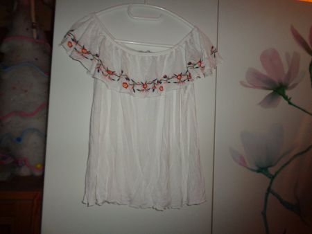 *** Carmen Shirt *** / mit Stickerei / von Mavi ab 1.00