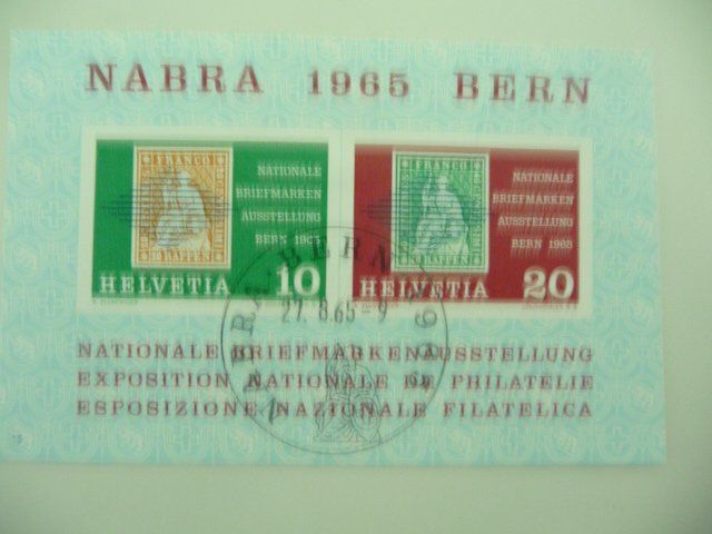 Alle Briefmarken: 1965 NABRA-Block – Neu (gemäss Beschreibung) aus Kloten von zimboida