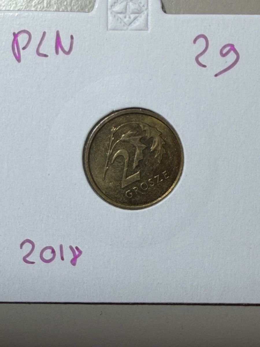 Toutes les monnaies: Pologne - 2 groszy - 2018 – D'occasion à Payerne par Mike1682