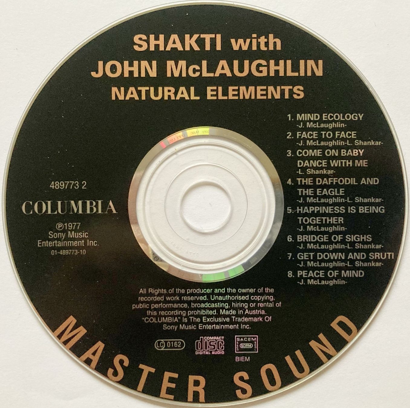 CDs: SHAKTI WITH JOHN McLAUGHLIN - NATURAL ELEMENTS – Gebraucht aus Bottens von hotter-than-hell 2
