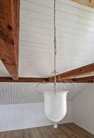 Elegante Pendelleuchte Milchglas