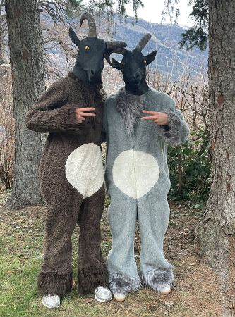 Steinbock-Kostüm Braun