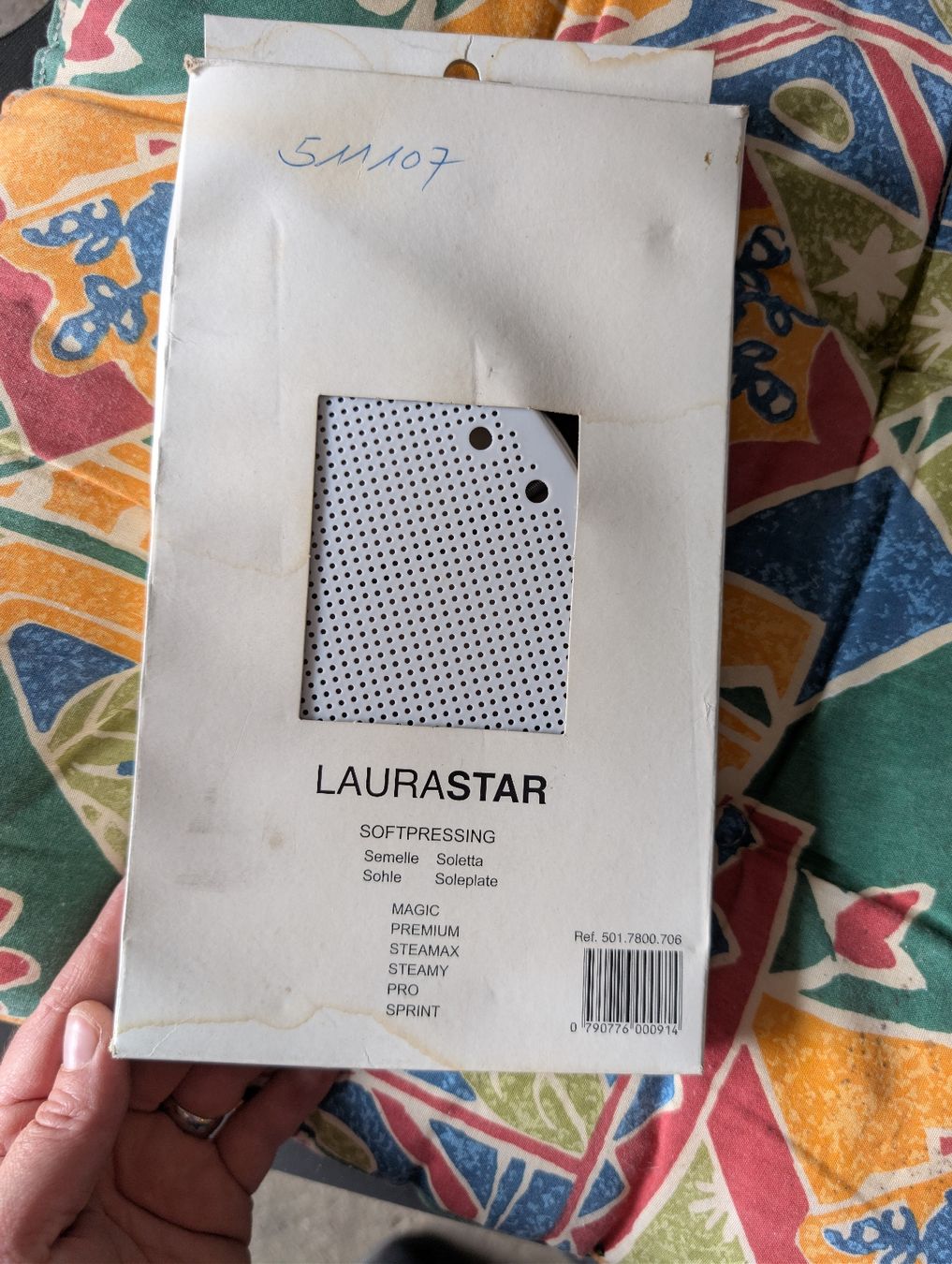 Laurastar Ferri da stiro: Laurastar Softpressing Schutzsohle – Nuovo e nell'imballaggio originale da Bern venduto da berneroberlaenderin
