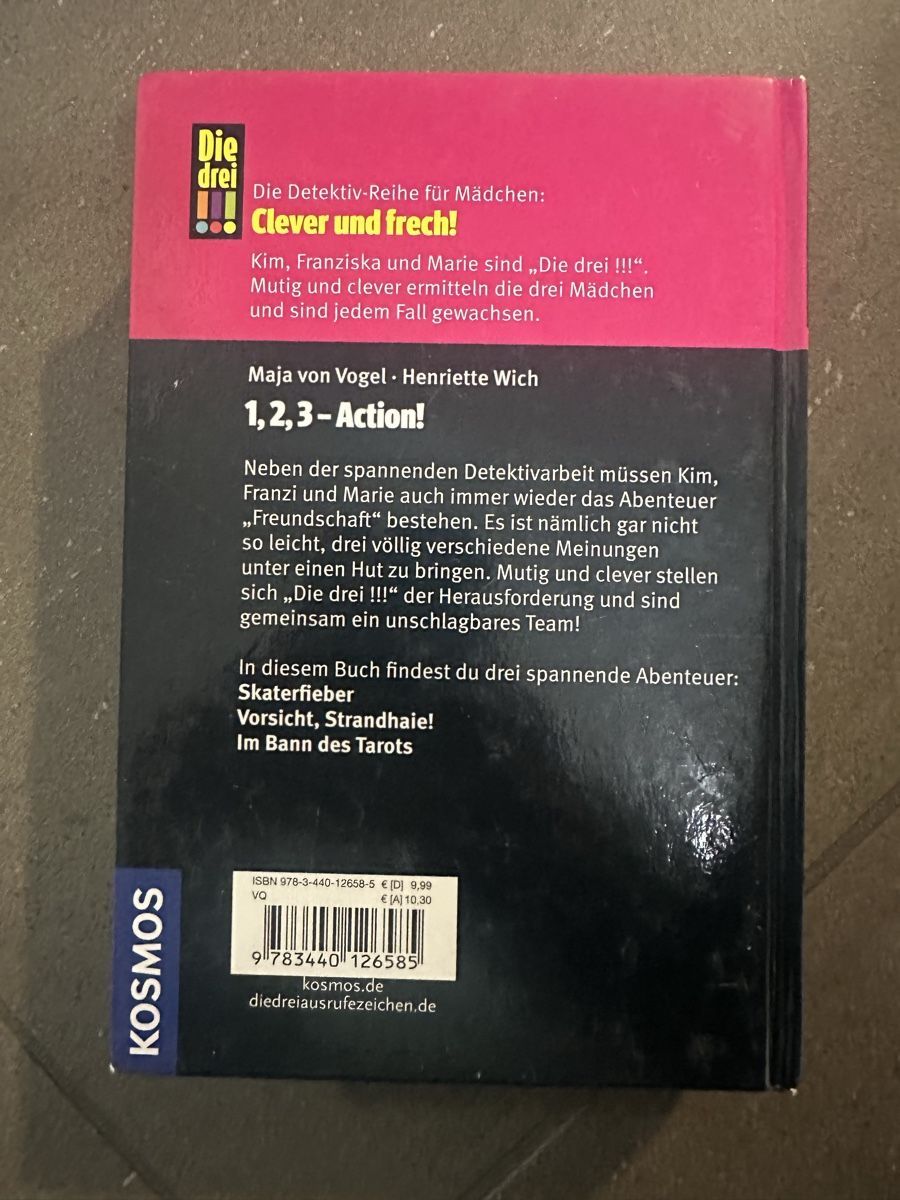Libri: Die 3 !!! Buch 1,2,3-Action – Usato da Busswil venduto da billib 1