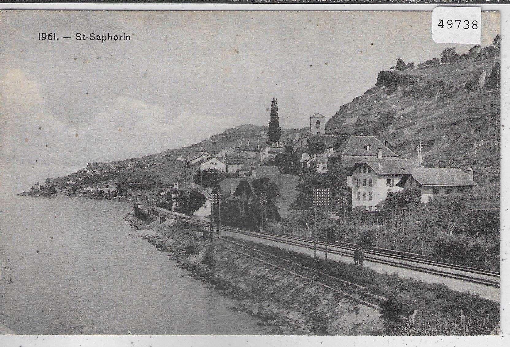 Cartoline postali: Saint Sanphorin - Vue generale – Usato da Ettingen venduto da Kartenplanet