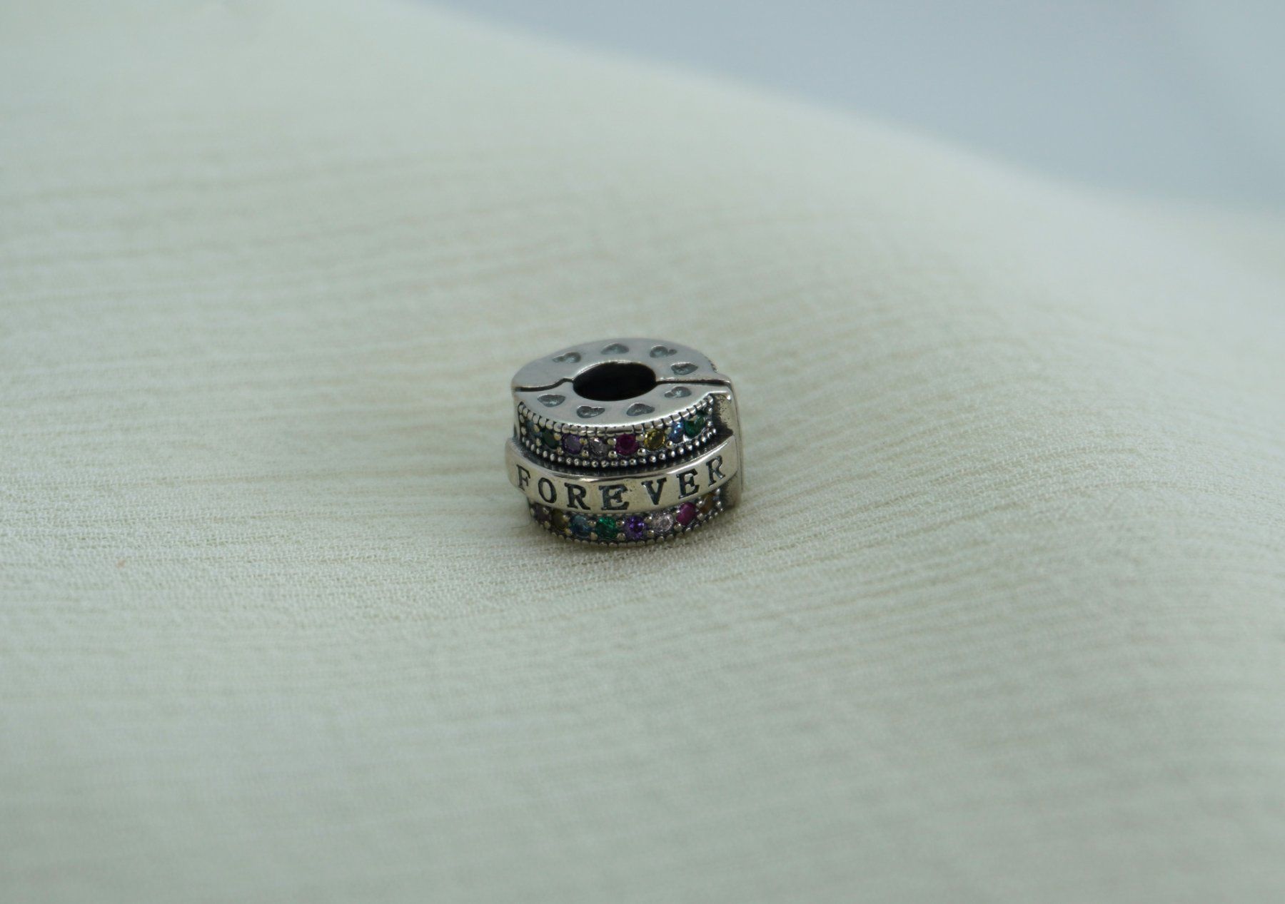 Ciondoli: Charm "forever" zu Pandora 925 Silber Clip – Nuovo (secondo la descrizione) da Niederbüren venduto da Fidi5 1