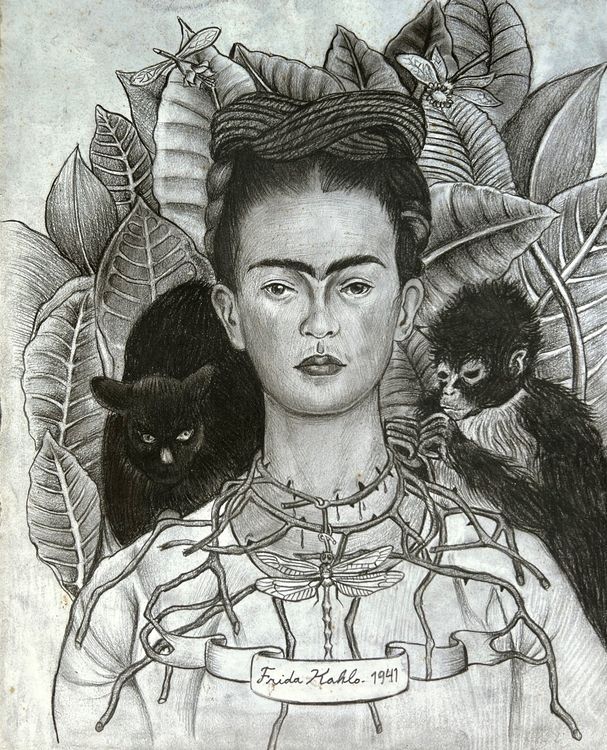 Frida KAHLO - Kohlezeichnung - 1941 | Kaufen auf Ricardo