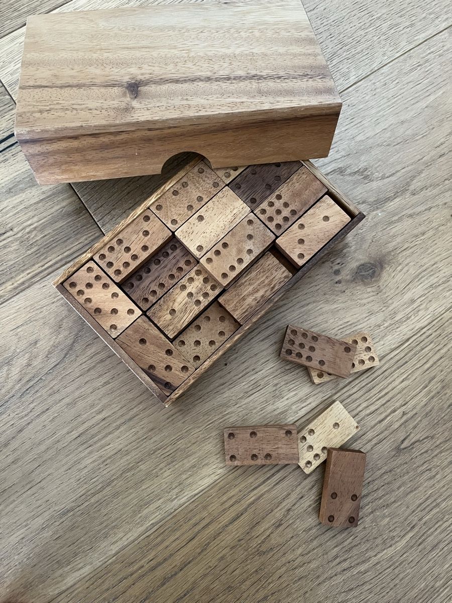 Spiele: Domino aus Holz – Gebraucht aus Aadorf von  1