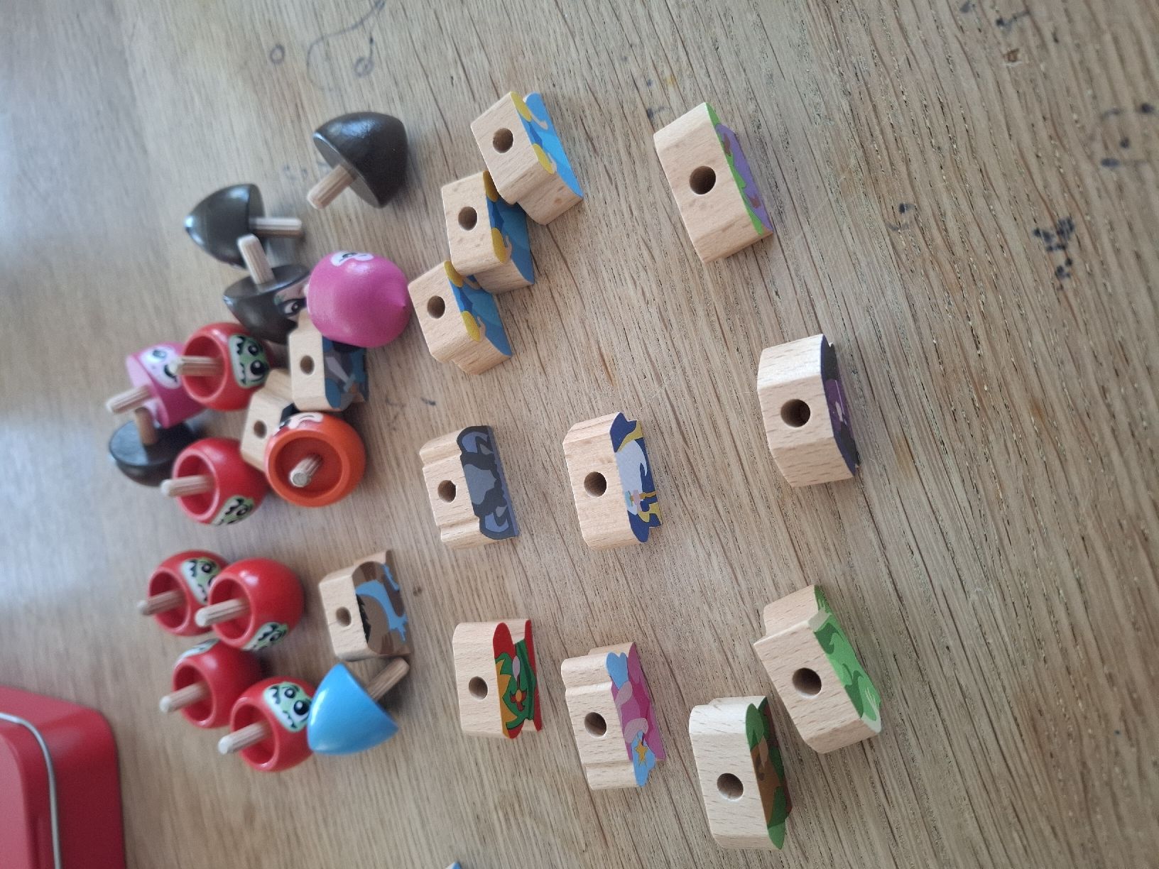 Migros Spielzeuge: Spin Mania,lot, ensemble de figurines en bois. – Neu (gemäss Beschreibung) aus Saignelégier von mar_kf97 4