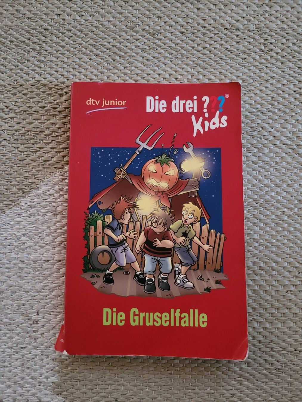 Libri: Die 3 ??? Kids die Gruselfalle – Usato da Perlen venduto da Safari_23