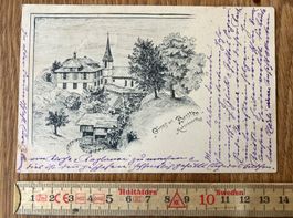 Ansichtskarte Gruss aus Bristen UR 1966 guter Zustand