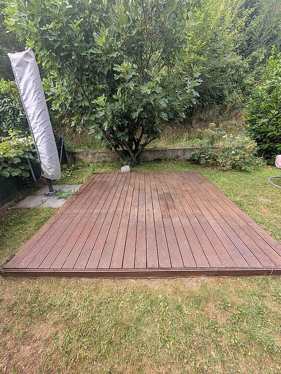 Articoli in legno: Holzterasse Gartenterasse Podest Pergola 3x3m – Usato da Allschwil venduto da mangojuice 3