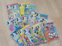 Micky Maus Magazin (23 Stück) 1986-1991