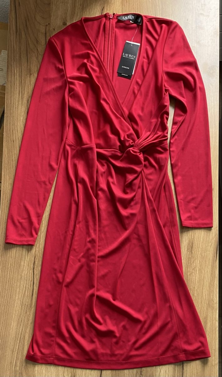 Ralph Lauren Vestiti: Robe rouge Ralph Lauren – Nuovo e nell'imballaggio originale da Chézard-St-Martin venduto da monster2525 2