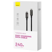 Baseus Tungsten Gold Fast Charging Data Cable USB C