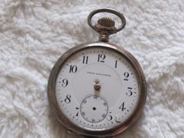 UNION HORLOGERE ANTIKE TASCHENUHR 800 SILBER 63 GRAMM