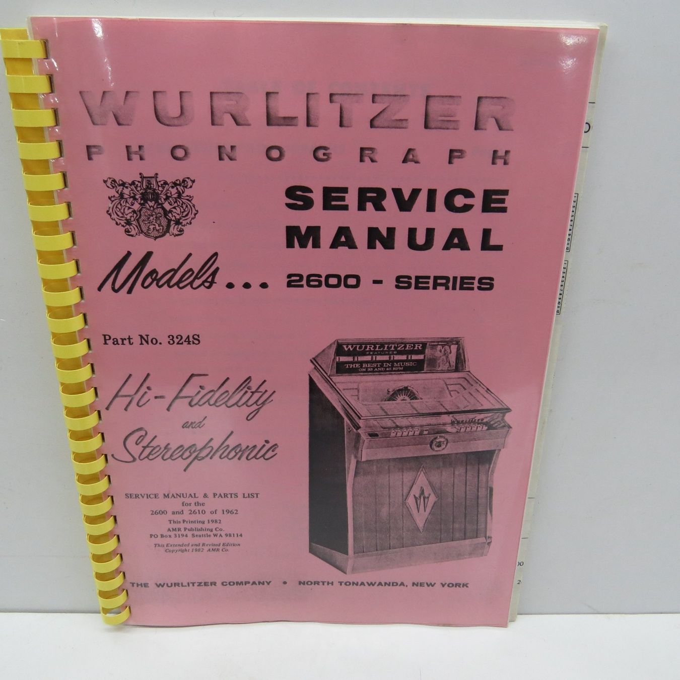 Wurlitzer Jukebox: WURLITZER-MANUAL – Usato da Oberlunkhofen venduto da Paco1 1