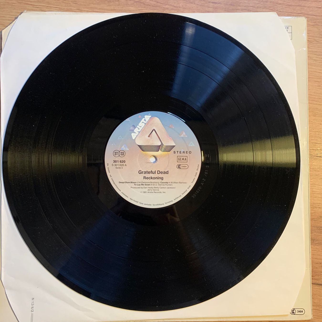 Dischi in vinile: GRATEFUL DEAD - RECKONING...OG GER 1981...EX/VG – Usato da Gals venduto da Diskopatshop 4