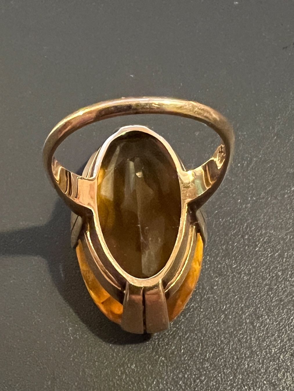 Anelli: Gold-Ring 14K mit Citrin – Usato da Chur venduto da Penting1935 5