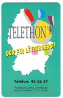 Telefonkarte Luxemburg TS-11 Téléthon 96