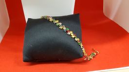 Farbiger Armschmuck, goldfarben. Ideales Sommergeschenk!