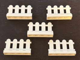 5x Lego Zaun (fence) NEU