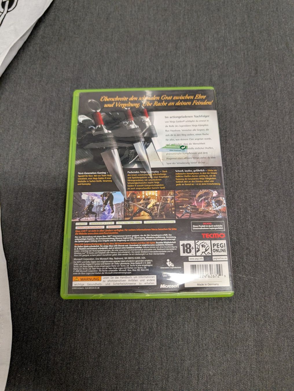 Jeux: Ninja Gaiden II Microsoft Xbox 360 – D'occasion à Giubiasco par Ticinerd 1