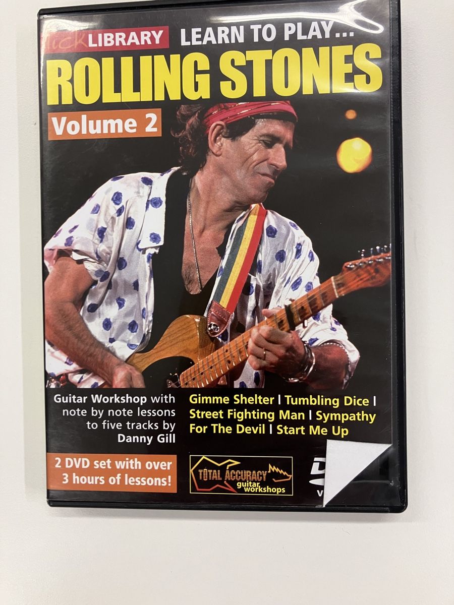 Strumenti musicali: Rolling Stones Gitarrenbücher DVD – Usato da Winkel venduto da Bluesharry1 3