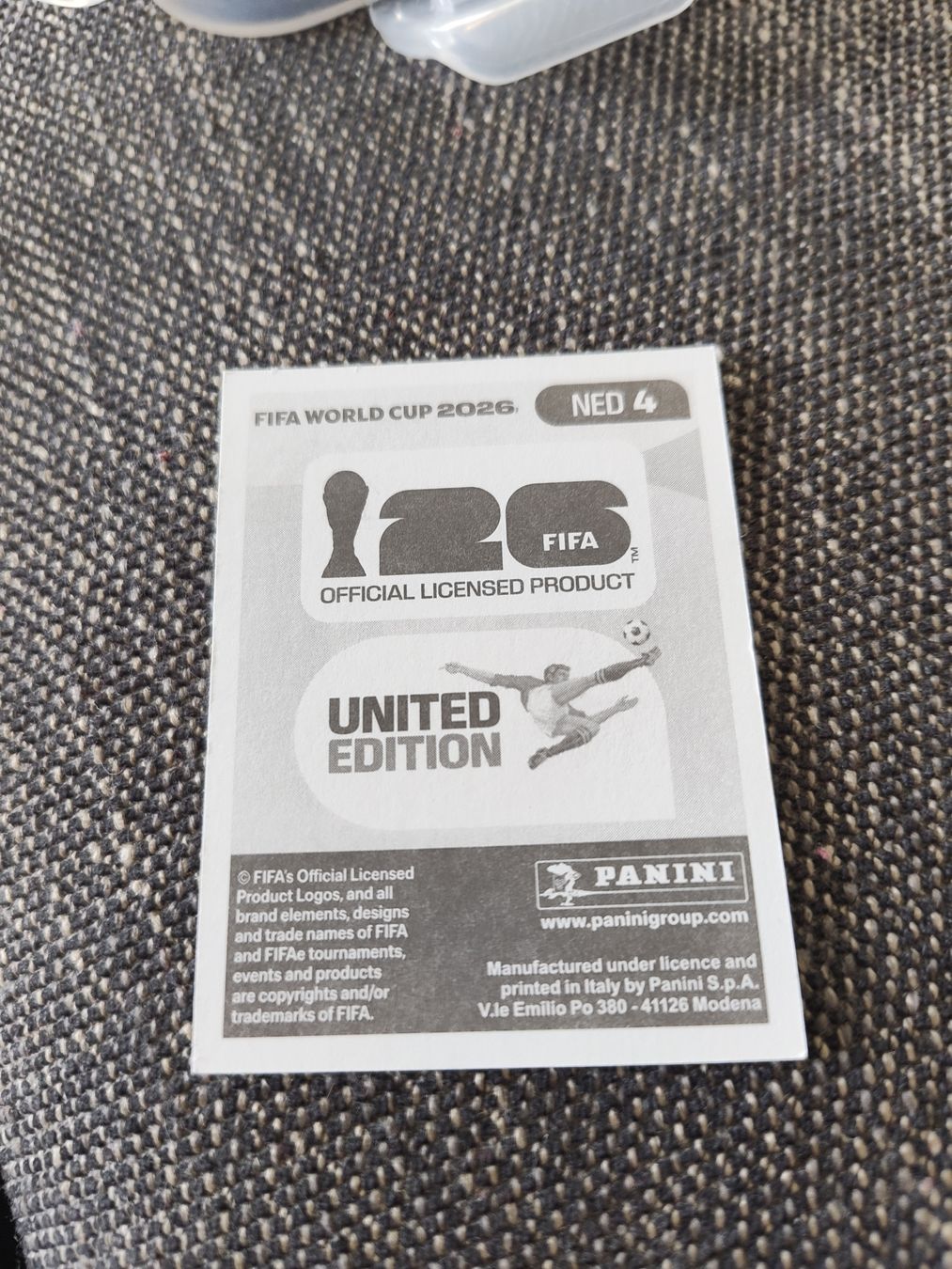 Panini Carte collezionabili: Panini 2026 Wm Ned4 – Nuovo (secondo la descrizione) da Lieli venduto da Maholo 1