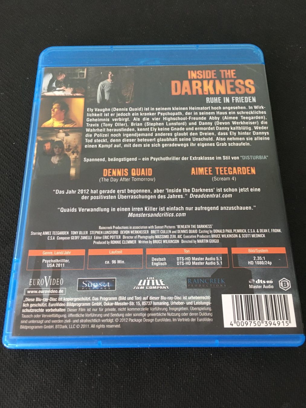 Tutti i DVDs: Inside the Darkness [Blu-ray] – Usato da St.Gallen venduto da MedienJoe 1