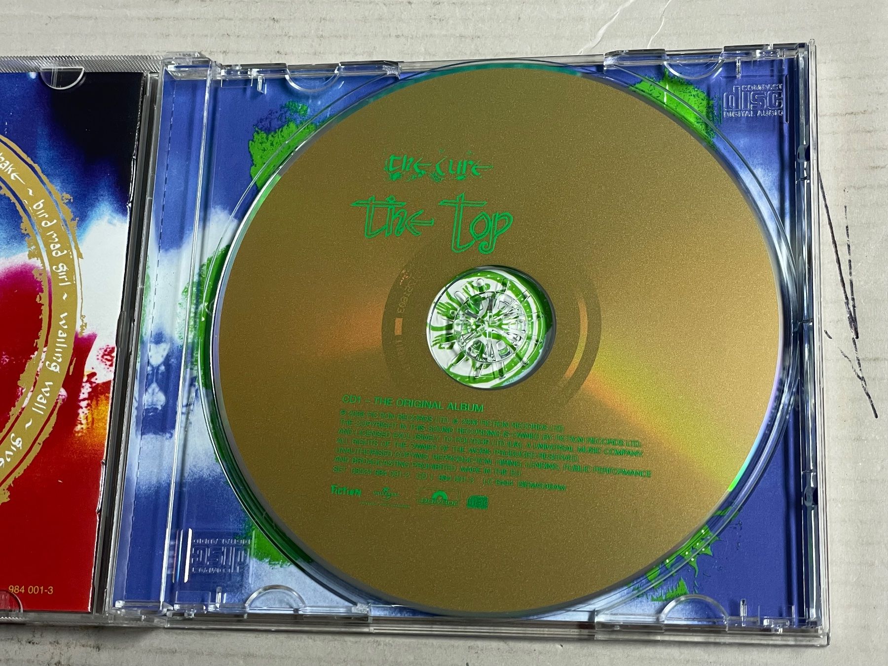 CD: The Cure-The Top – Usato da Muri b. Bern venduto da AdidasCollector 2