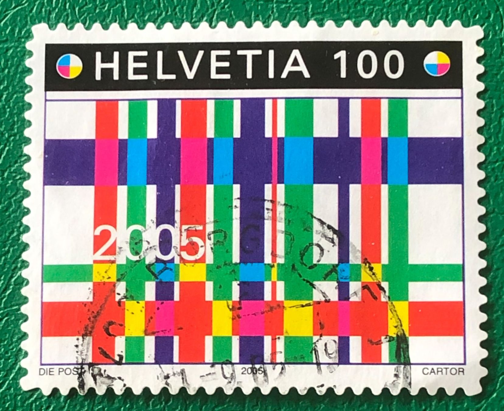 Alle Briefmarken: Nr.1180 mit Stempel Additive Farbmischung 2005    – Gebraucht aus Aarau von Billa007