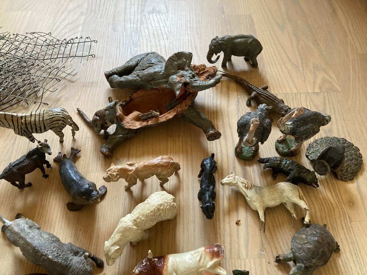 Figuren: Elastolin Zoo 1930-1960 Antik – Defekt aus Herisau von Sifgana 4