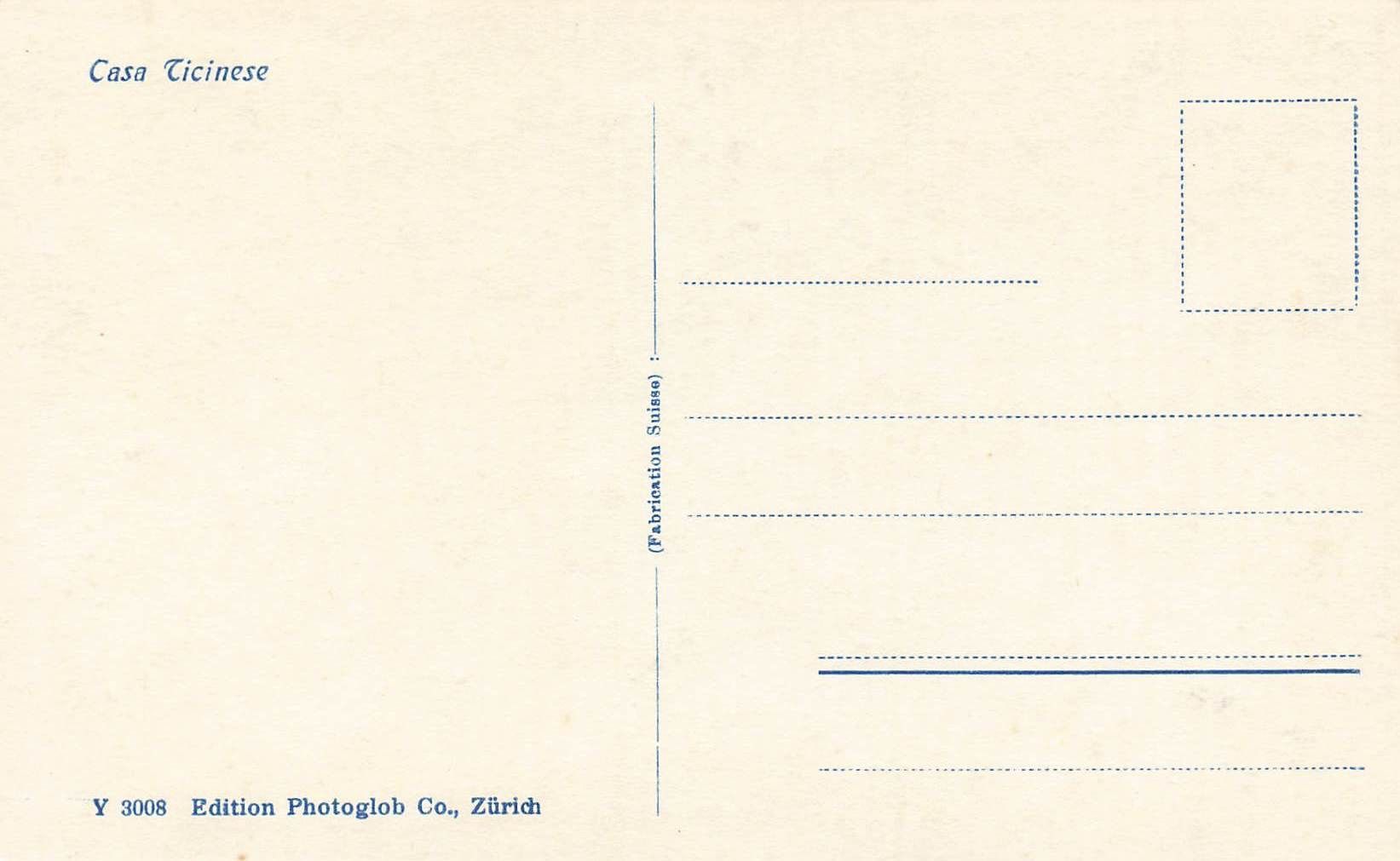 Cartes postales: Casa Ticinese – D'occasion à Biasca par Blenio71 1